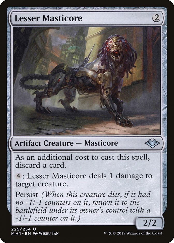 Lesser Masticore (225) [Modern Horizons] | Odin's Place