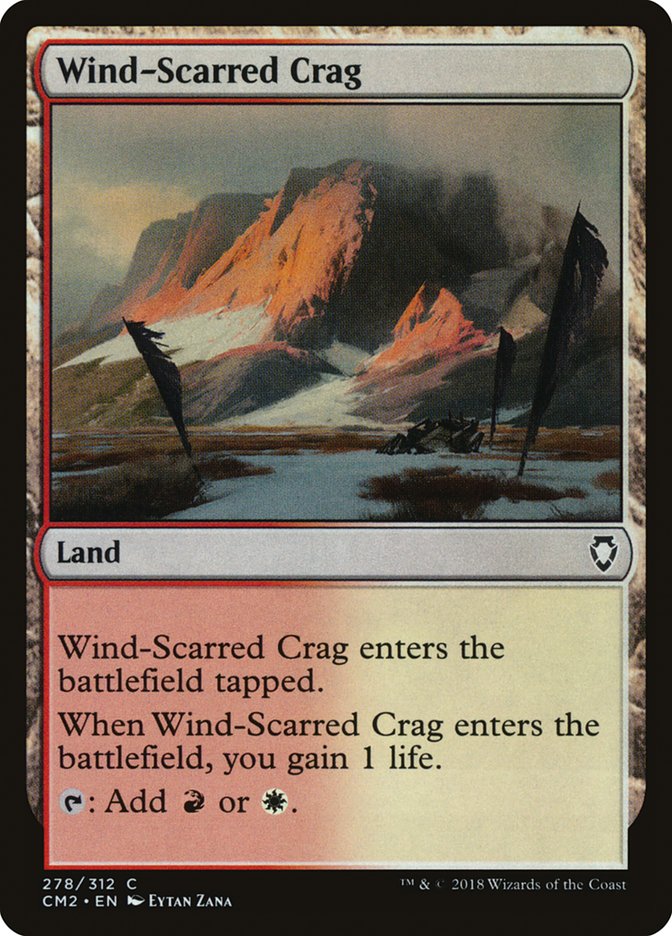 Wind-Scarred Crag (278) [Commander Anthology Volume II] | Odin's Place