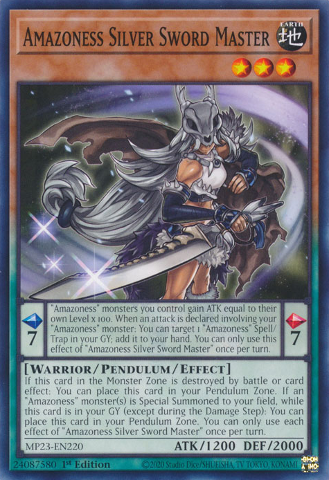 Amazoness Silver Sword Master [MP23-EN220] Common | Odin's Place