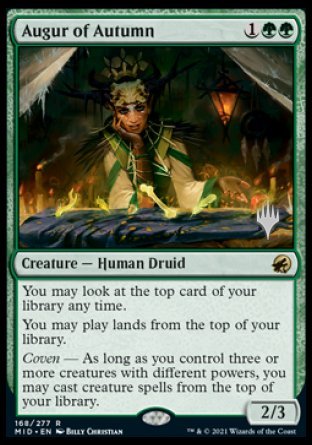 Augur of Autumn (Promo Pack) [Innistrad: Midnight Hunt Promos] | Odin's Place