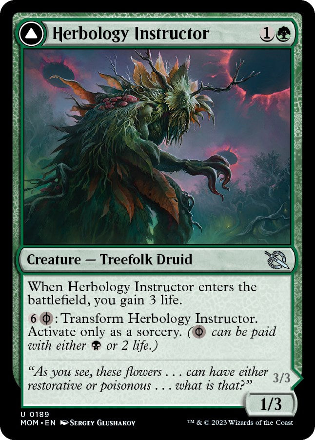 Herbology Instructor // Malady Invoker [March of the Machine] | Odin's Place