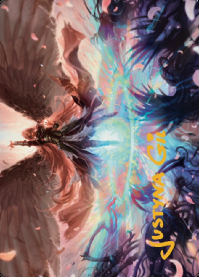 Iridian Maelstrom Art Card (Gold-Stamped Signature) [Dominaria United Art Series] | Odin's Place