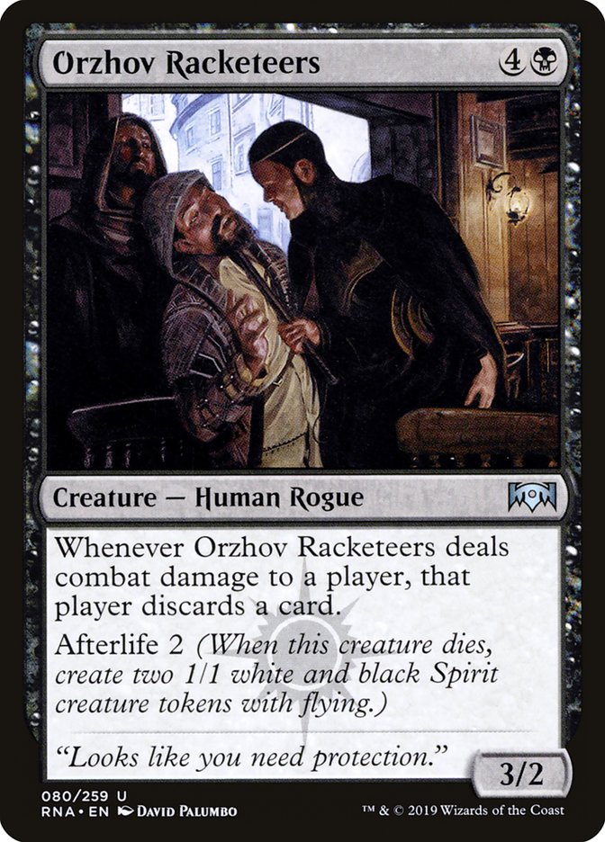 Orzhov Racketeers (80) [Ravnica Allegiance] | Odin's Place