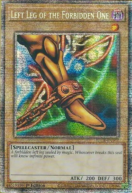 Left Leg of the Forbidden One [BLCR-EN103] Starlight Rare | Odin's Place