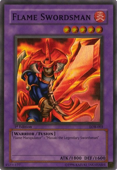 Flame Swordsman [LOB-003] Super Rare | Odin's Place