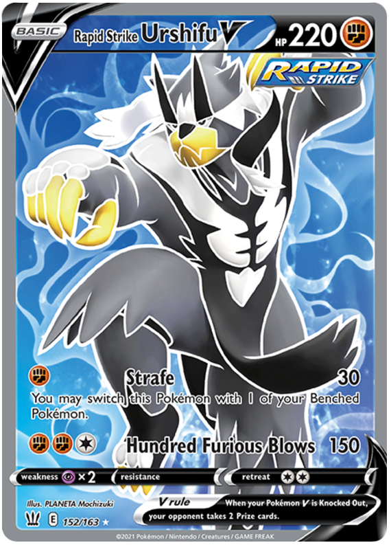 Rapid Strike Urshifu V (152/163) [Sword & Shield: Battle Styles] | Odin's Place