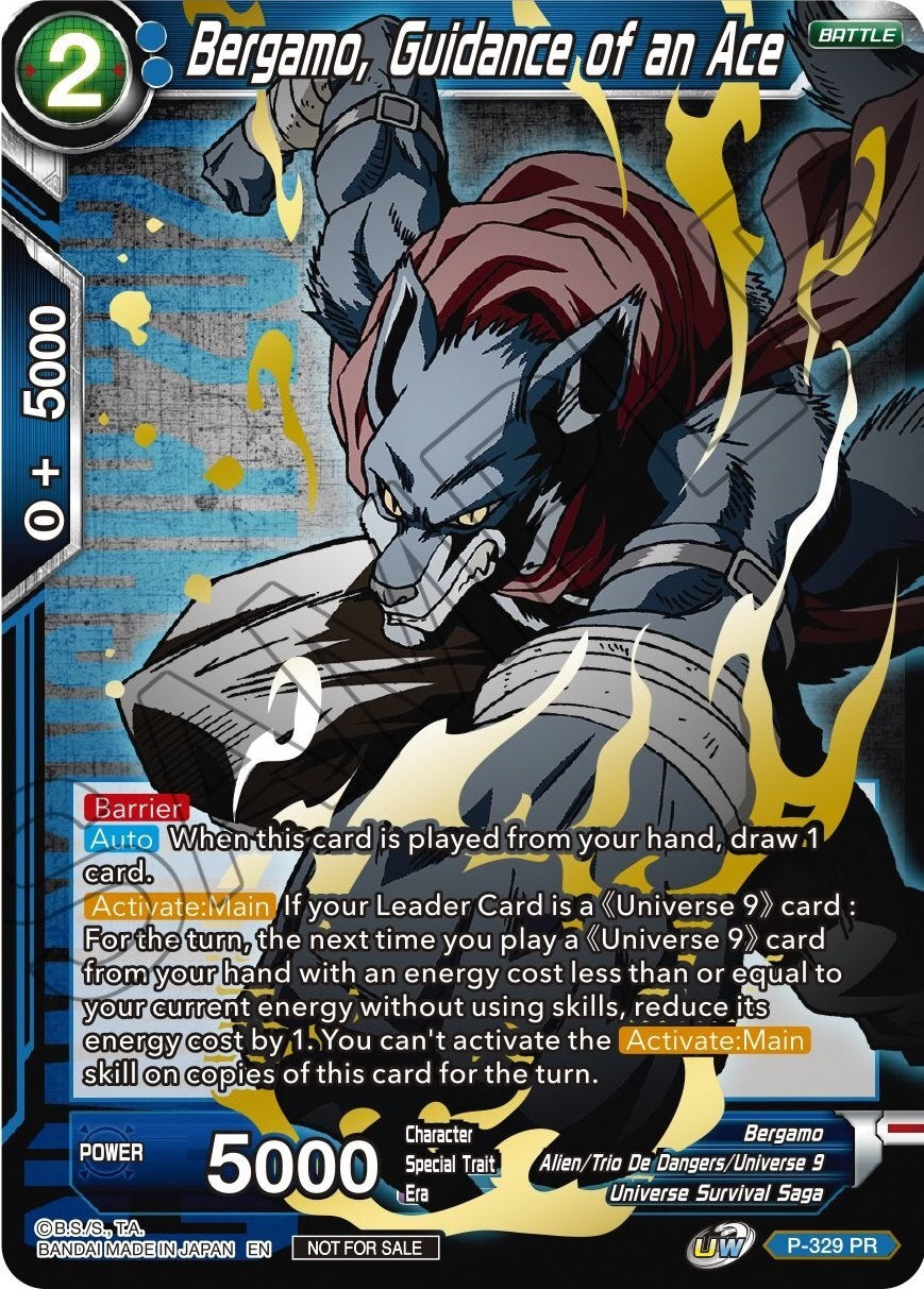 Bergamo, Guidance of an Ace (Gold Stamped) (P-329) [Tournament Promotion Cards] | Odin's Place