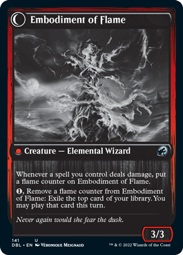 Flame Channeler // Embodiment of Flame [Innistrad: Double Feature] | Odin's Place