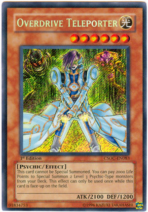 Overdrive Teleporter [CSOC-EN083] Secret Rare | Odin's Place