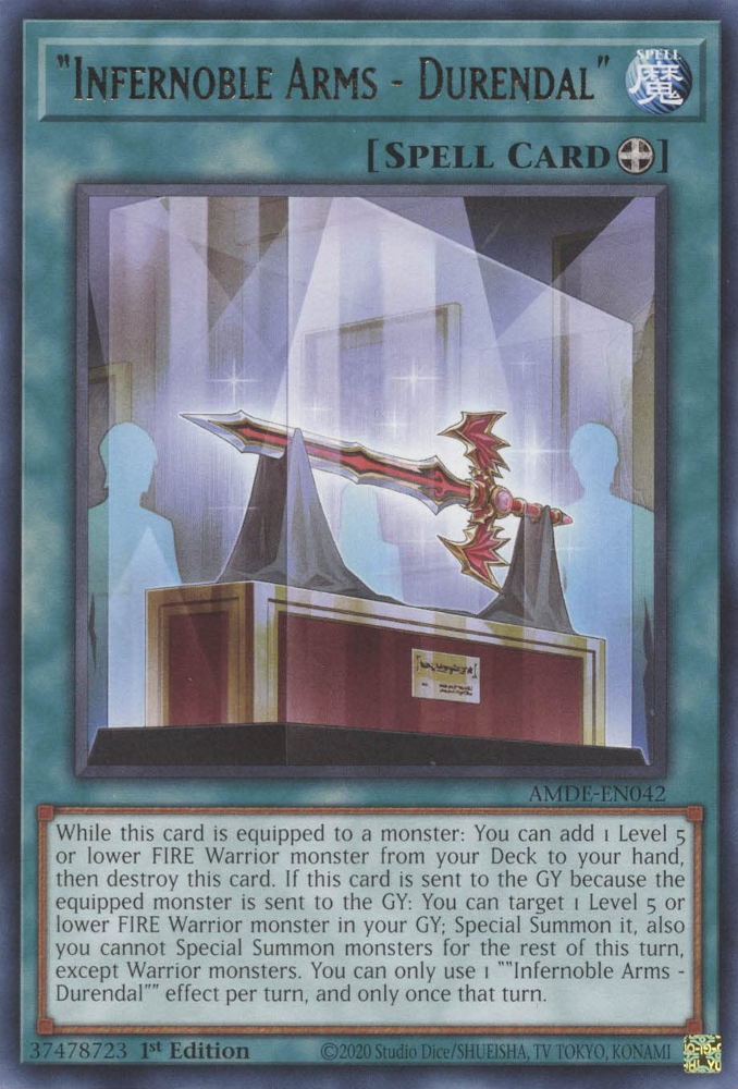 "Infernoble Arms - Durendal" [AMDE-EN042] Rare | Odin's Place