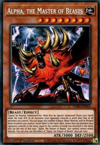Alpha, the Master of Beasts [PHRA-EN023] Secret Rare | Odin's Place