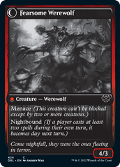 Fearful Villager // Fearsome Werewolf [Innistrad: Double Feature] | Odin's Place