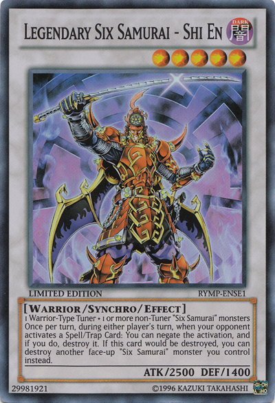 Legendary Six Samurai - Shi En [RYMP-ENSE1] Super Rare | Odin's Place