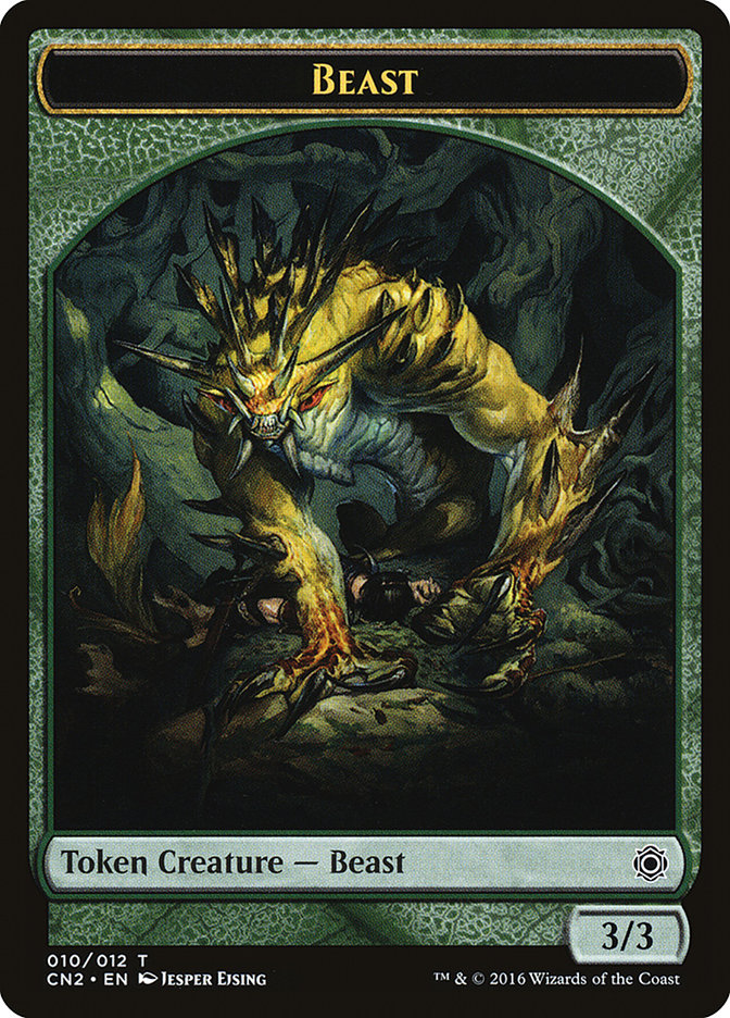 Beast Token (10) [Conspiracy: Take the Crown Tokens] | Odin's Place