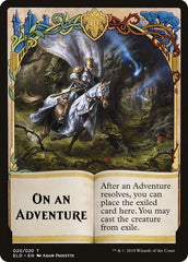 On An Adventure Double-Sided Emblem [Challenger Decks 2020 Tokens] | Odin's Place