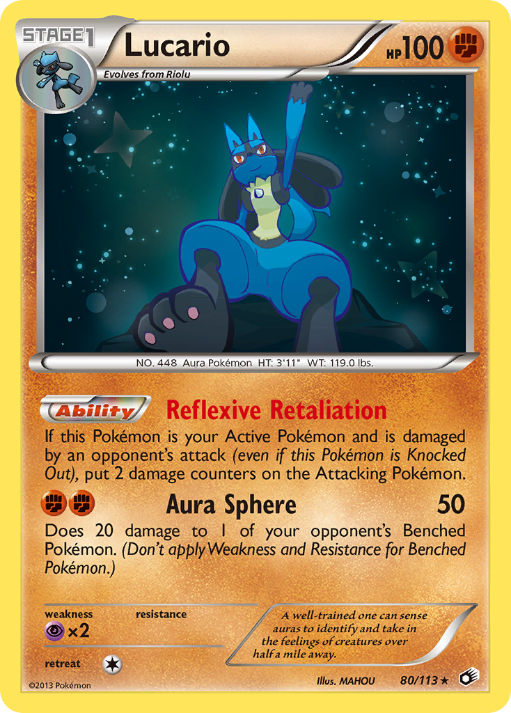 Lucario (80/113) [Black & White: Legendary Treasures] | Odin's Place
