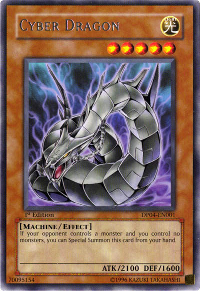 Cyber Dragon [DP04-EN001] Rare | Odin's Place