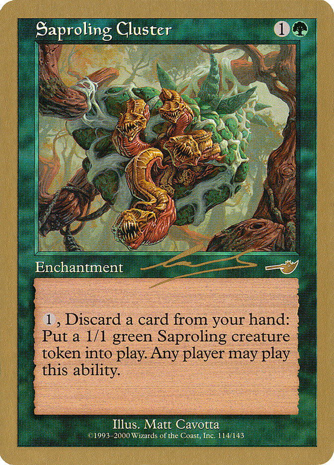 Saproling Cluster (Nicolas Labarre) [World Championship Decks 2000] | Odin's Place