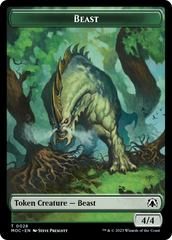 Thopter // Beast Double-Sided Token [March of the Machine Commander Tokens] | Odin's Place