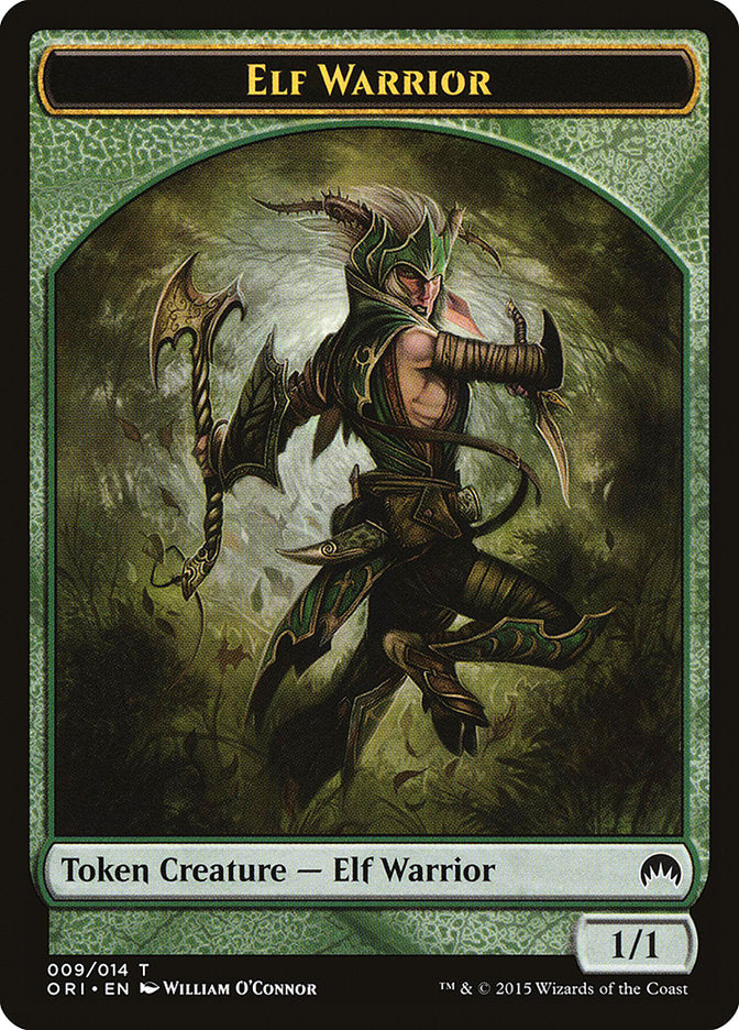 Elf Warrior Token (9) [Magic Origins Tokens] | Odin's Place
