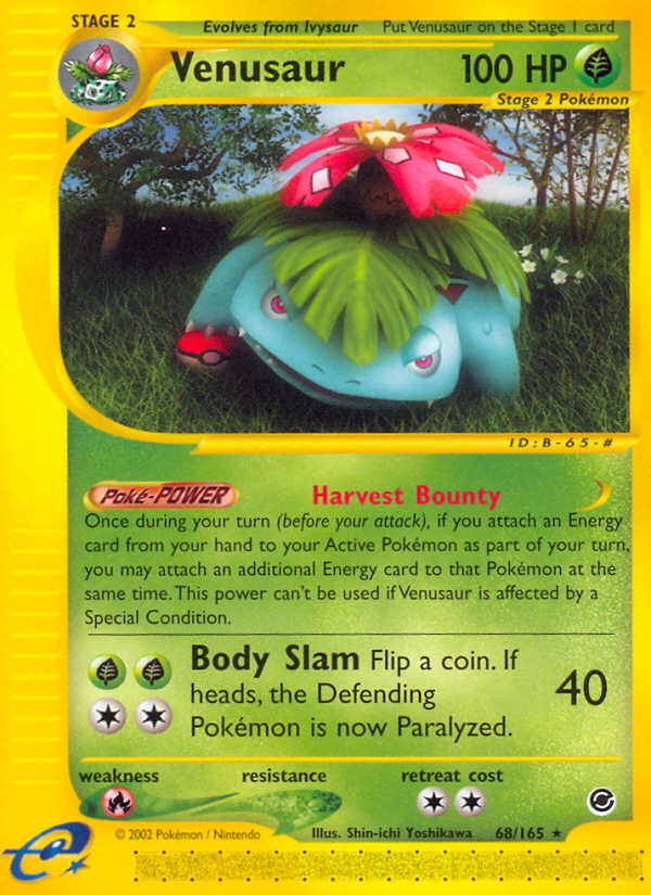 Venusaur (68/165) [Expedition: Base Set] | Odin's Place