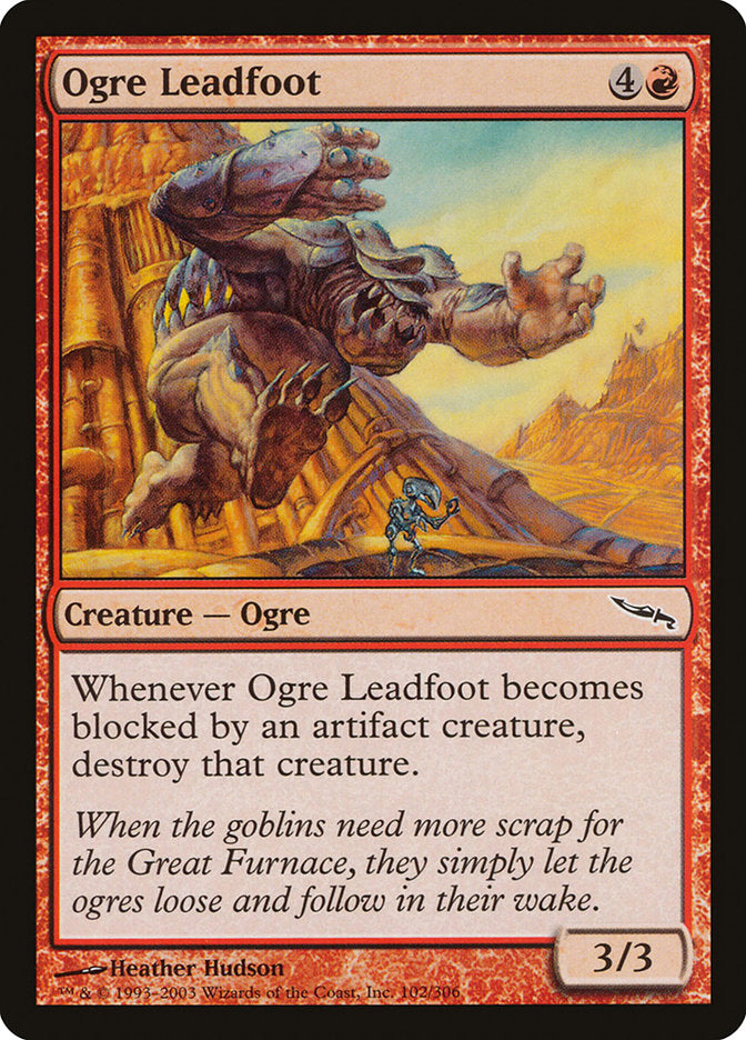 Ogre Leadfoot [Mirrodin] | Odin's Place
