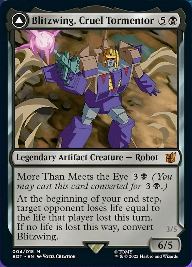 Blitzwing, Cruel Tormentor // Blitzwing, Adaptive Assailant [Transformers] | Odin's Place