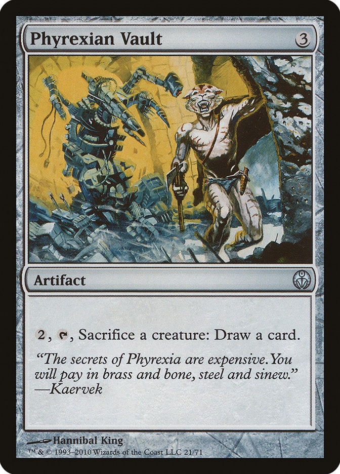 Phyrexian Vault (21) [Duel Decks: Phyrexia vs. the Coalition] | Odin's Place