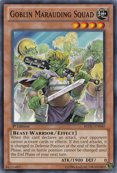 Goblin Marauding Squad [REDU-EN040] Common | Odin's Place