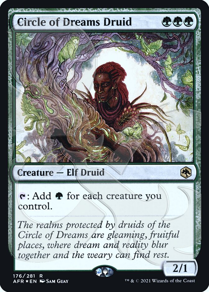 Circle of Dreams Druid (Ampersand Promo) [Dungeons & Dragons: Adventures in the Forgotten Realms Promos] | Odin's Place