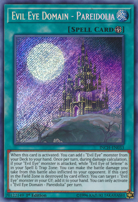 Evil Eye Domain - Pareidolia [INCH-EN033] Secret Rare | Odin's Place
