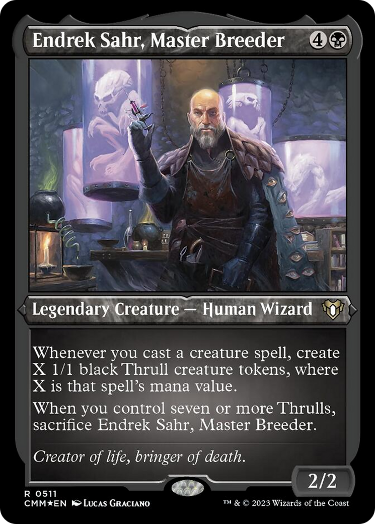 Endrek Sahr, Master Breeder (Foil Etched) [Commander Masters] | Odin's Place