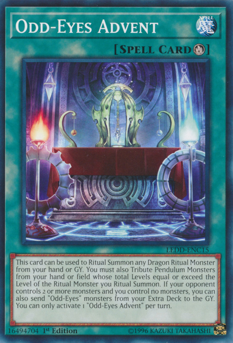 Odd-Eyes Advent [LEDD-ENC15] Common | Odin's Place