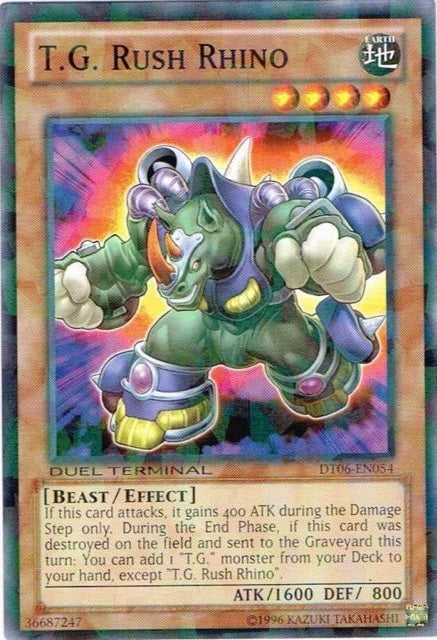 T.G. Rush Rhino [DT06-EN054] Common | Odin's Place