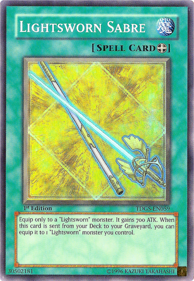 Lightsworn Sabre [TDGS-EN059] Super Rare | Odin's Place