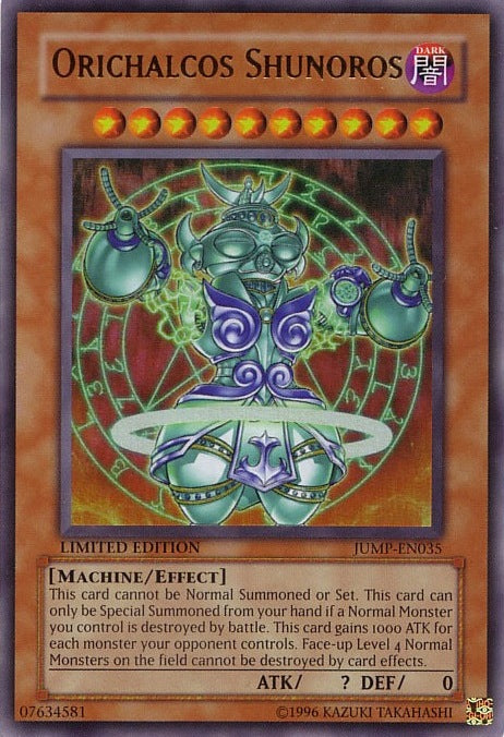 Orichalcos Shunoros [JUMP-EN035] Ultra Rare | Odin's Place