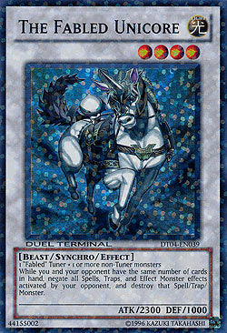 The Fabled Unicore [DT04-EN039] Super Rare | Odin's Place