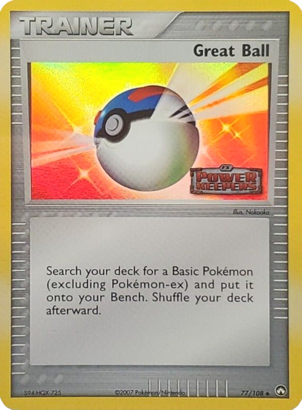 Great Ball (77/108) (Stamped) [EX: Power Keepers] | Odin's Place