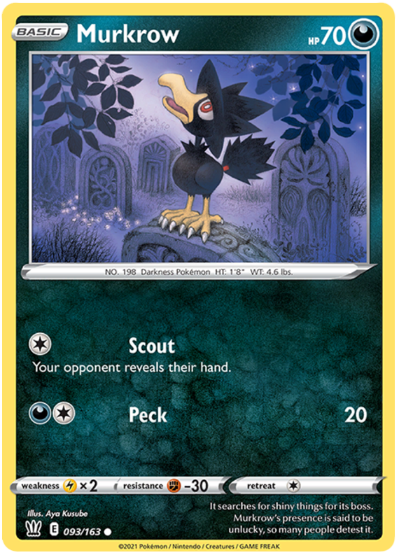 Murkrow (093/163) [Sword & Shield: Battle Styles] | Odin's Place