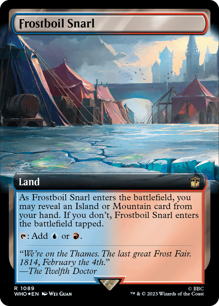 Frostboil Snarl (Extended Art) (Surge Foil) [Doctor Who] | Odin's Place
