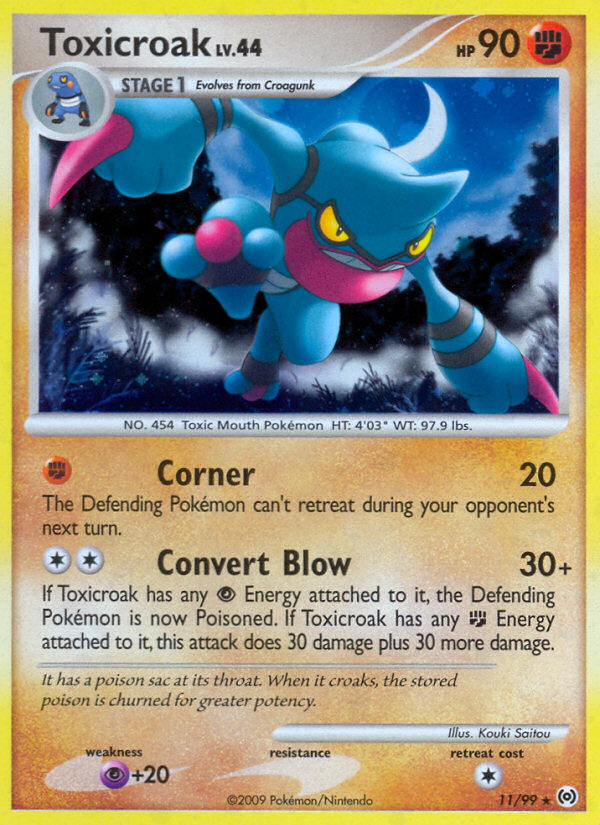 Toxicroak (11/99) [Platinum: Arceus] | Odin's Place