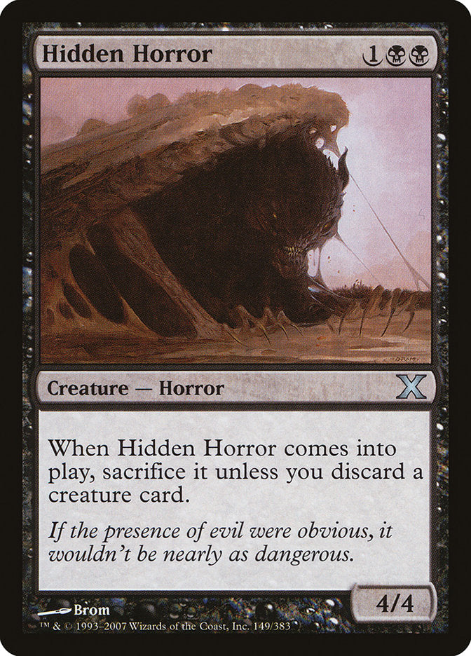 Hidden Horror (149) [Tenth Edition] | Odin's Place