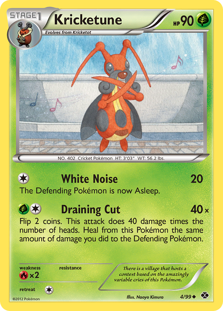 Kricketune (4/99) [Black & White: Next Destinies] | Odin's Place