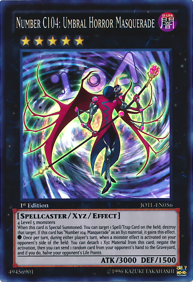 Number C104: Umbral Horror Masquerade [JOTL-EN056] Super Rare | Odin's Place