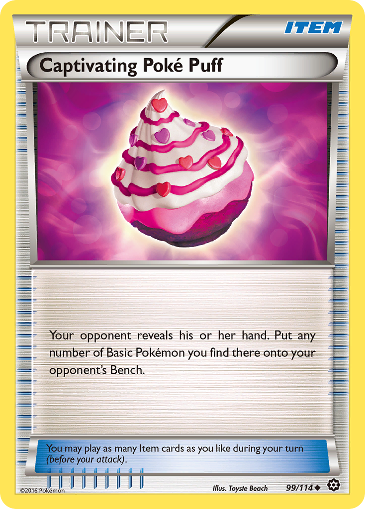 Captivating Poke Puff (99/114) [XY: Steam Siege] | Odin's Place