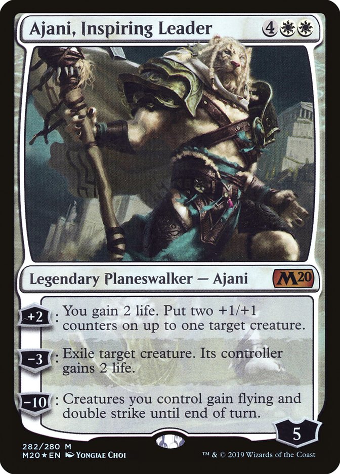 Ajani, Inspiring Leader [Core Set 2020] | Odin's Place