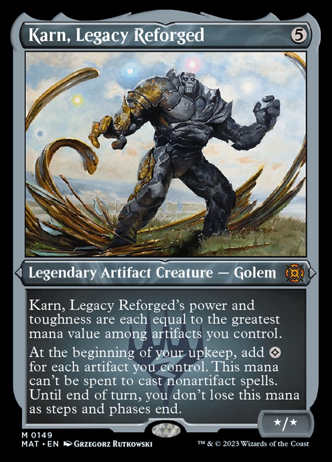 Karn, Legacy Reforged (Foil Etched) [March of the Machine: The Aftermath] | Odin's Place