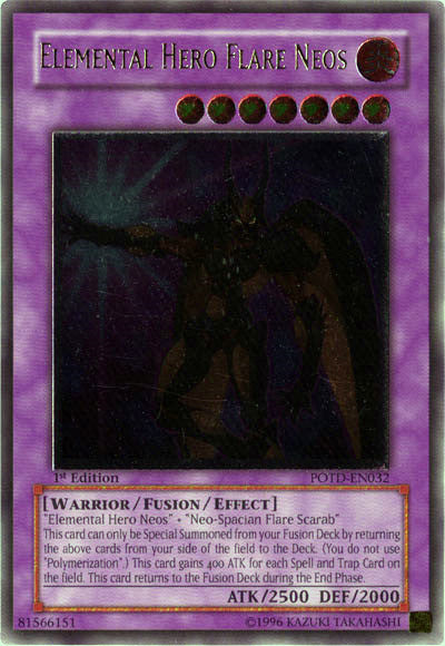 Elemental Hero Flare Neos [POTD-EN032] Ultimate Rare | Odin's Place