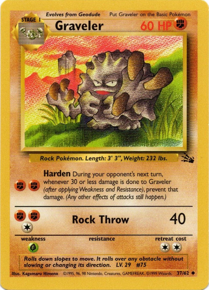Graveler (37/62) [Fossil Unlimited] | Odin's Place