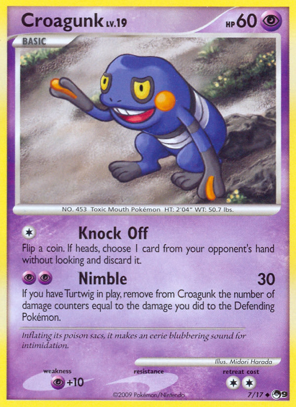 Croagunk (7/17) [POP Series 9] | Odin's Place